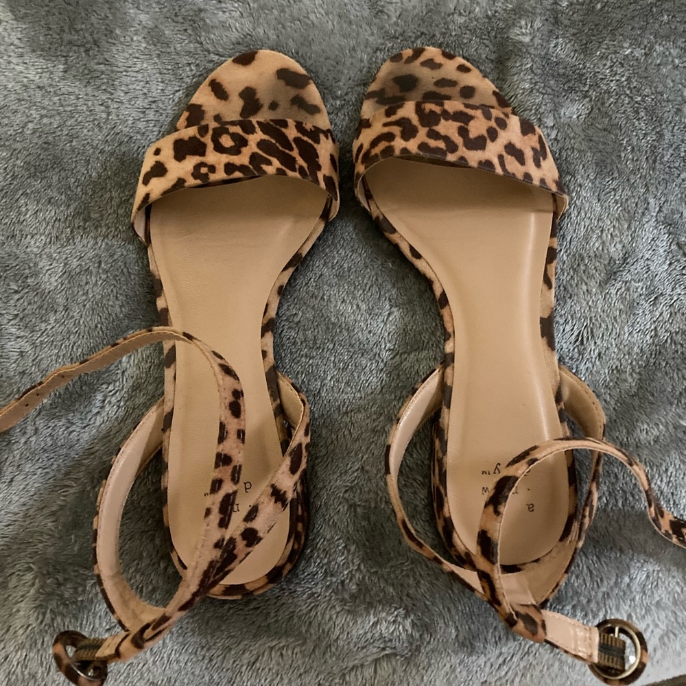 Cheetah print sandals